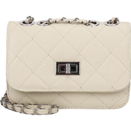 New Fashion handbags High quality PU leather Women bag Small incense wind chain Lozenge Shoulder bag Lock Stereotypes lattice