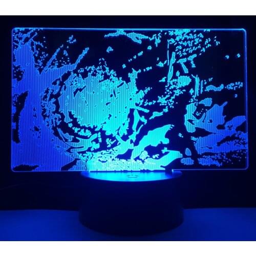 Anime Jujutsu Kaisen LED Night Light for Kid Bedroom Decor Child Birthday Gift Manga Jujutsu Kaisen 3D Table Lamp Dropshipping