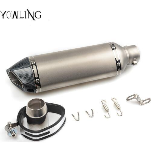 Universal 51mm Motorcycle Exhaust Pipe for Honda CRF 450R 250R 150R 250X 450X 230F 250L/M KAWASAKI 500 KX 450 KL