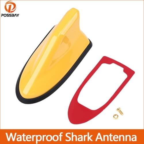 Waterproof Car Shark Antenna Signal Aerials Amplifier Universal for Mini Cooper/Suzuki Swift/Seat Ibiza/Citroen C4 C3/Nissan/BMW