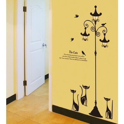 Wanpy Family Cat Wall Stickers