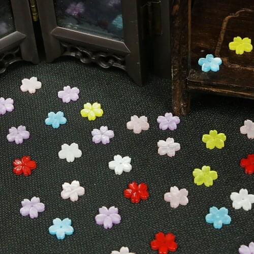 20pcs Acetic acid Acrylic Sakura Begonia Petals for DIY Jewelry accessories charm handcraft earring necklace makings supplies
