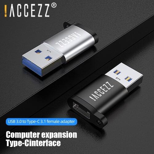 !ACCEZZ OTG Adapter Type c Adapter For Macbook Pro Tablet Laptop PC HUB USB 3.1 To USB C Female Adapter Charge Cable Converters