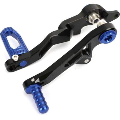Areyourshop Fit for BMW R1250 GS, ADV 2019 2020 2021 Adjustable Blue Shift Foot Lever Brake Pedal CNC Aluminum Motorcycle Parts