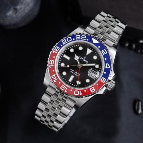 Cronos Casual Water Ghost Diving Automatic Mechanical Mens Watch Calendar Luminous Sapphire Men Watch Business Sport Wristwatch