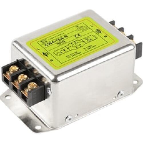 CW4-10A-R 20A 30A AC 115V 230V strong anti-interference EMI purification terminal block type power supply filter