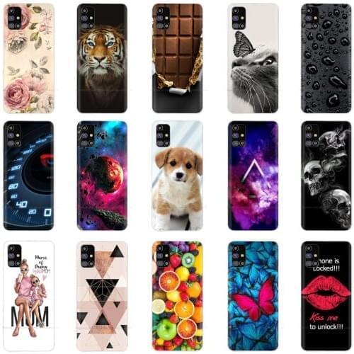 For Samsung Galaxy M51 m515f Case Soft TPU Fundas Phone Cover For Samsung M31S M317F M31 M 31 S Case Back Cover Bumper Shell