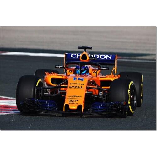 Formula1 McLaren MCL33 Racing Car Posters and Prints Canvas Painting Modern Wall Picture For Living Room Decor