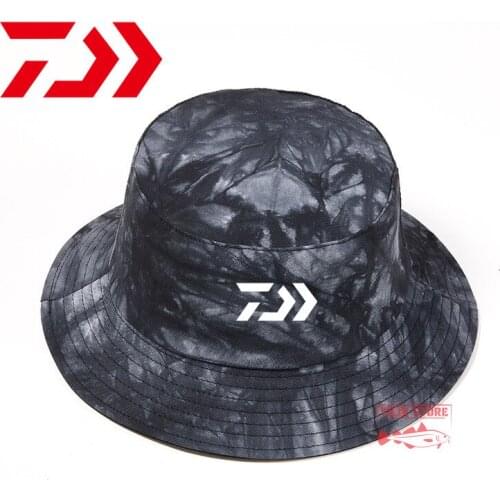 Daiwa Fishing Hat Men Women Outdoor Sport Sun Hat Summer Sun Hat Climbing Double Sided Fishermans Hat Camouflage Fishing Cap