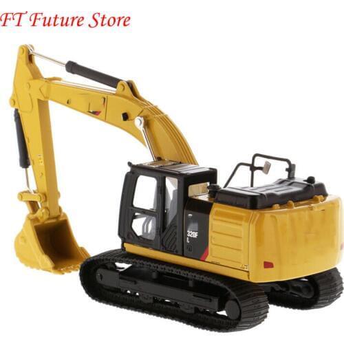 Collectible DM 1/64 Scale 320F L Hydraulic Excavator Construction Vehicle 85606 Alloy Diecast Engineering Vehicles Model