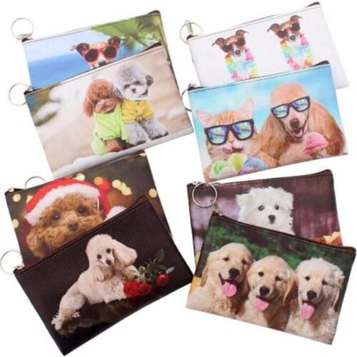 Cute Dachshund Dog Coin Purses Girls Cute Pet Animal Wallet Ladies Clutch Change Purse Female Mini Money Bag