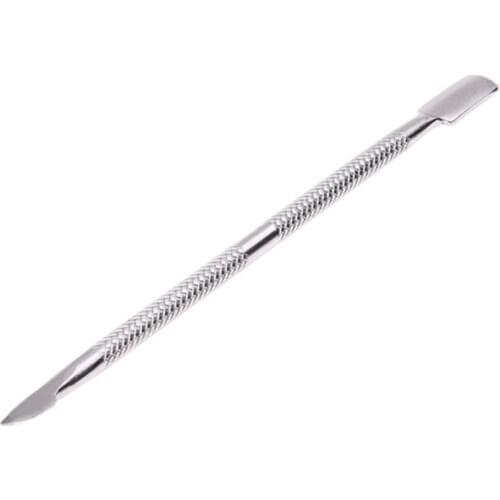 Stainless Steel Nail Cuticle Remover Spoon Pusher Manicure Pedicure Care Tool Kit 12cm