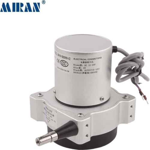 Miran Linear Position Transducer SM-M Draw Wire Potentiometer Long Range Displacement Measuring High Precision Linear Encoder
