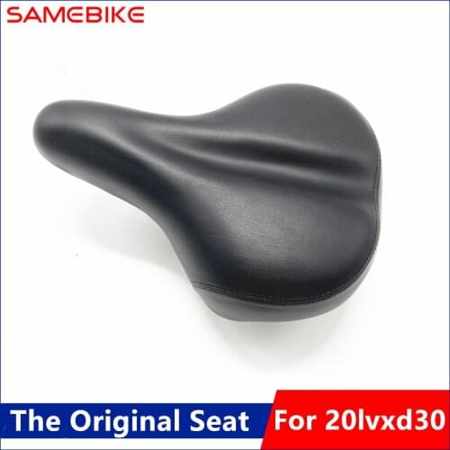 Original Seat for SAMEBIKE 20lvxd30 350W Motor 7 Speed Electric Bicycle Cycling Foldable E-Bike Soft Cushion Replacement