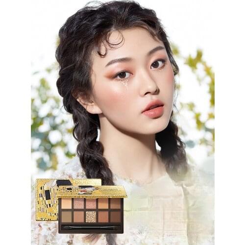 CARSLAN New Ten Color Eyeshadow Palette Summer Matte Earth Color Series Deep Big Eyes