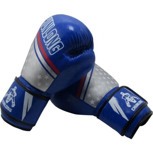 1 pair Kick Boxing Gloves for Adults Men Women Karate Muay Thai Free Fight MMA Sanda Training Equipment Thick Padding