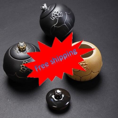 Personalized pet cremation ceramic seal cat and dog souvenir urns customized burial jar anti-corrosion moisture-proof personal