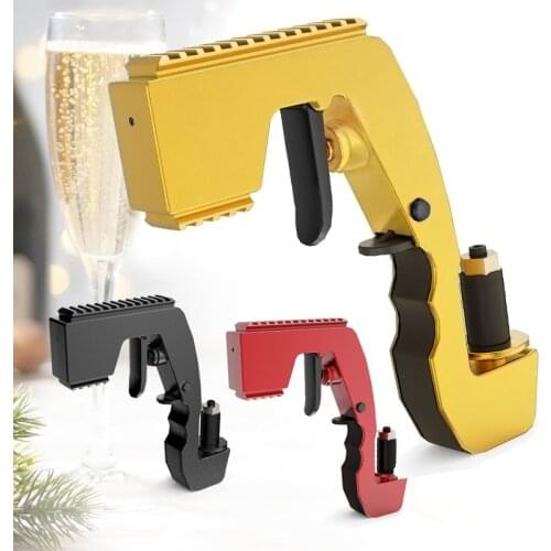 Portable Beer Gun Champagne Gun Ejector Magic Wine Decanter Sprayer Other Kitchen Tool And Gadget Bar Game Kitchen Machine