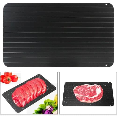 Fresh Healthy Rapid Frozen Meat Food Fruit Thawing Quick Defrosting Plate Fast Defrosting Tray Aluminium Board Defrost