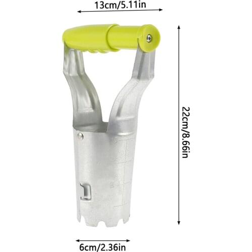 Carbon Steel Bulb Planter Digging Refilling Hole Depth Marker for Dahlia