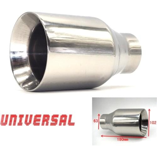 Thickened Edition Chrome Car exhaust system end pipe car exhaust tip stainless steel