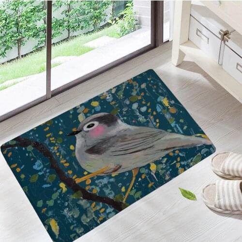 The Sparrow Floor Doormats Living Rooms Anti-slip Carpet for Home Balcony Bedroom Kitchen Bathroom Rug Entrance Door Mat