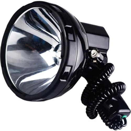Bright Protable HID spotlight 220W xenon search light hunting 12V searchlight 35w,55w,65w,75w,100w,160w,220w