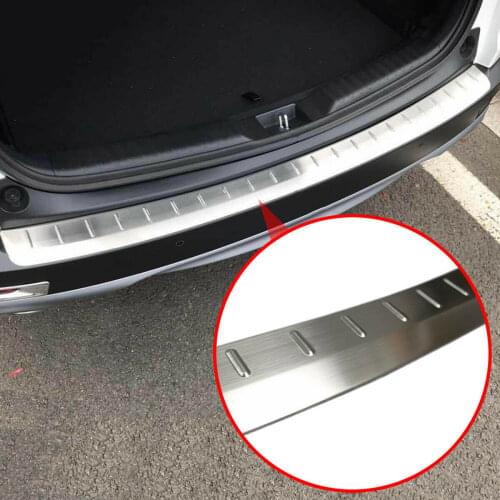 Exterior Rear Bumper Protector Cover Trim Fit For Honda CRV CR-V 5th 2017 2018 2019 Stainless Steel Accessories