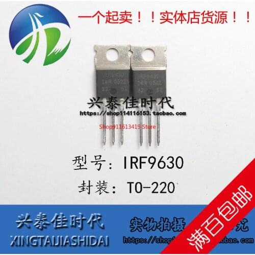 2PCS/LOT IRF9630 F9630 -6.5A/-200V TO-220