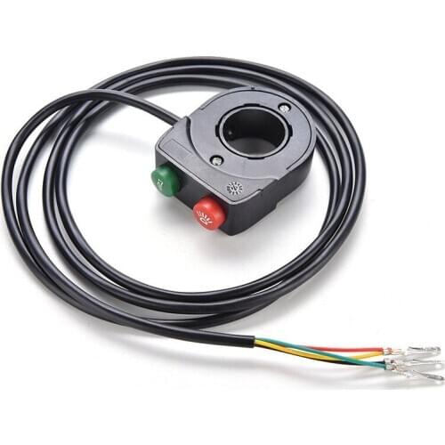 2016 Bike Quad ATV Horn Head Light Switch Black ON-Off 12V Motorcycle HeadLight Switch for Honda for Yamaha Motorcycle Scooter