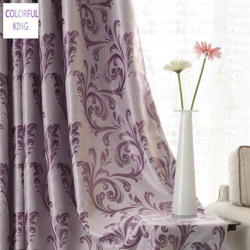 2019 Curtains for Living Room Thick Double Sided Curtain Kitchen Modern Traditional Chinese Jacquard