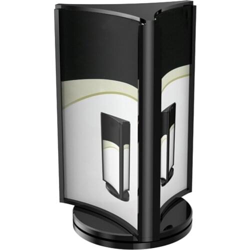 A6 3-Faced Countertop Stand Menu & Sign Holder with Rotating Sign Frame for Pricelist,Menu,Signage,Graphics YRSH-006