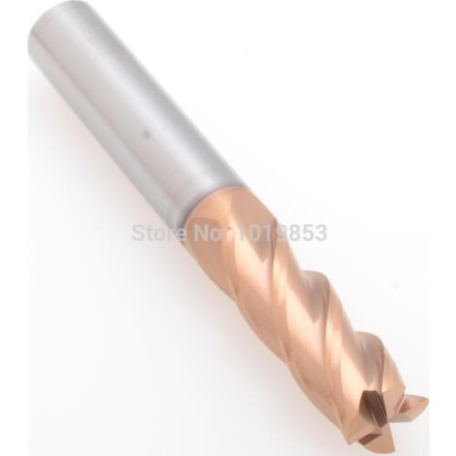 5pcs SLONS for 55HRC steel 1mm or 1.5 or 2mm or 2.5 or 3mm or 4 5mm 6mm CNC milling cutter solid tungsten carbide end mill cutte