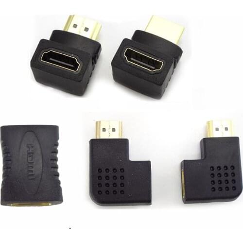 HDMI-compatible Cable Connector Adapter 270 90 Degree Angle Converters for 1080P HDTV Adaptor Extende HDTV