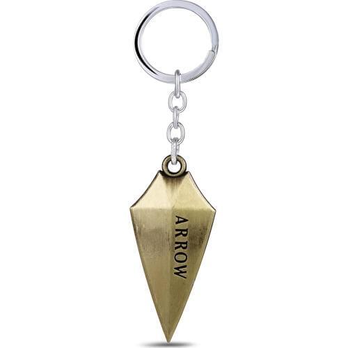 Accessory Movie Jewelry Keychain Arrow Alloy Metal Shield Key Chains Pendants Keyring Ornament