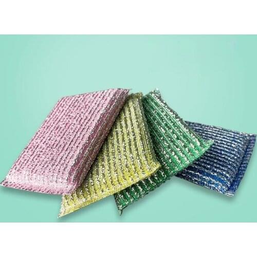Oil Free Steel Sponge Household Kitchen Utensils Cleaning Artifact