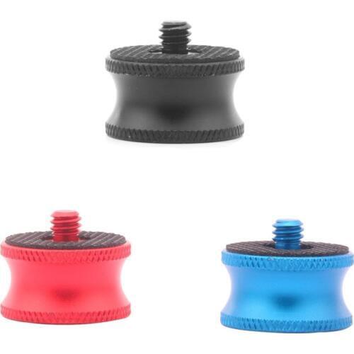 Black Blue Red Camera accessories 1/4 to 3/8 male to female adapter screw for camera tripod ball head monopod stand mount