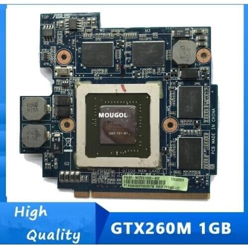 For ASUS G71G G71GX G72GX 69N0FHV11B02-01 GTX 260M GTX260M G92-751-B1 1GB MXM VGA/ Video Card