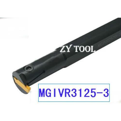 MGIVR3125-3 Internal Grooving Turning Lathe Boring Bar Tool Holder For Lathe Machine CNC Cutting Turning Tool Set Holder MGIVR