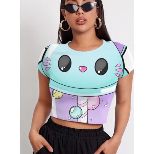 3d Tshirt Unicorn T shirt Women Animal Funny T shirts Space Tshirt Printed Womens Clothing Summer New Streetwear Vintage