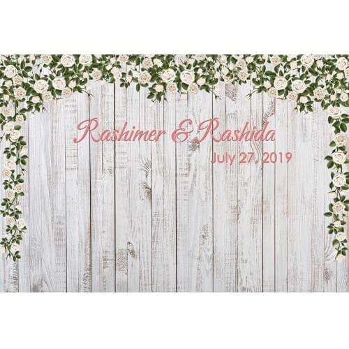 Customized Marriage photo background vinyl fotografia retro wood photography backdrops for photo studio props photophone lv-2138