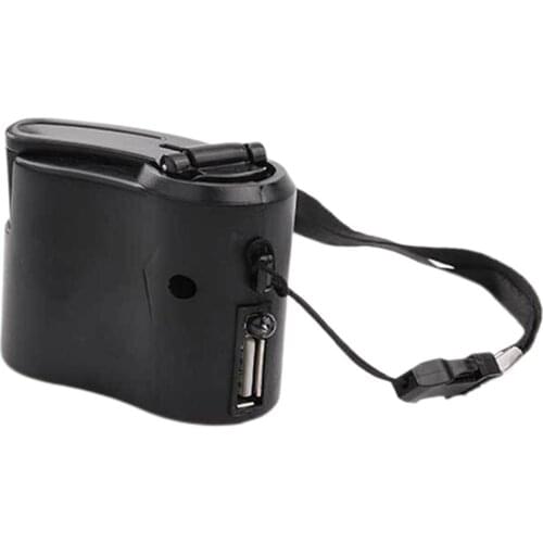 Mini Compact Hand Crank Charger Manual Generator Mobile Phone Emergency Charger Usb Charger Stay Connected