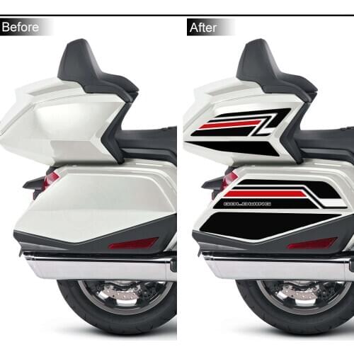 Decal Stickers For HONDA Goldwing GL1800 GL 1800 Luggage Trunk Tour Tank Pad Protector Tail Top Side Emblem Logo 2018 2019 2020