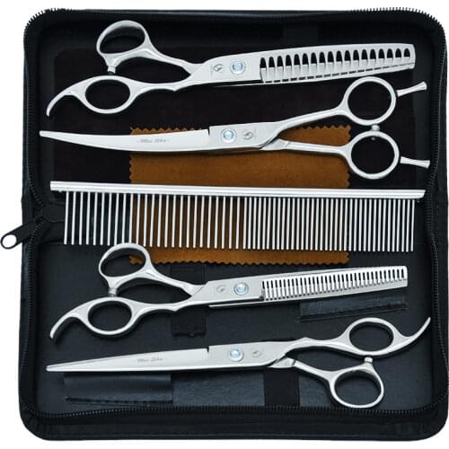 Meisha 7 inch Professional Pet Scissors Dog Grooming Shears Japan 440c Puppy Animals Hairdressing Styling Scissors B0013A