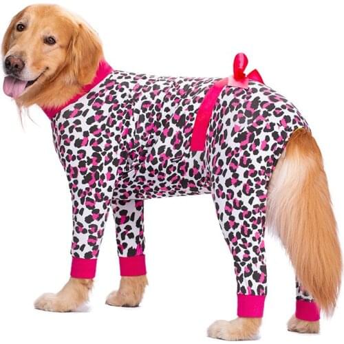 Large Dog Pajamas Jumpsuit Winter Big Dog Clothes Overalls French Bulldog Corgi Husky Samoyed Golden Retriever Clothing Dropship