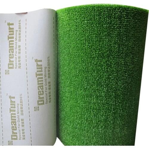 Gold Washing Plant Machine Plastic Mining Grass Carpet / Mat