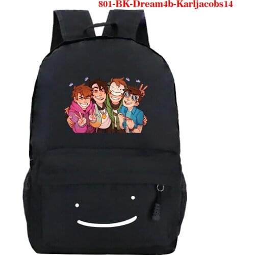 Fashion Backpack Karljacobs Backpack Canvas Student Schoolbag Women Dream Merch Printed Boys Girls Bookbag Men Rucksack Mochila