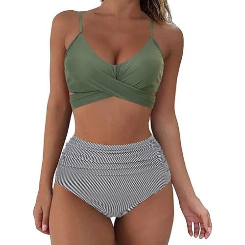 Sexy Bikinis 2021 Push Up 2 Piece Set Women Swimsuit Padded Bra Swimwear Bathing Suit Women Beachwear Biquini Dropshipping