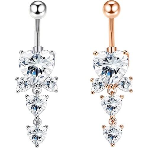 JUNLOWPY Steel Belly Button Piercings Sexy Navel Piercing Belly Button Rings Nombril Ear Piercings Ombligo Navelpiercing Body