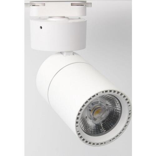 High Power CREE 15W 20W 30W COB LED Track Lighting Dimmable Warm Cool White Rail Spot Lights Dimmable AC110V/220V